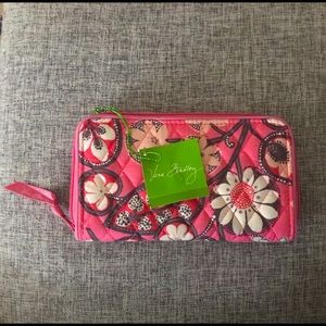 Vera Bradley Accordion Blush Pink Wallet
